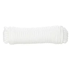 Corde tressée en polypropylène blanche DIALL ø5 mm, 10 m