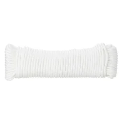 Corde tressée en polypropylène blanche DIALL ø4 mm, 10 m