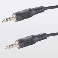 Cordon audio Jack 3.5 Mâle / Mâle noir Blyss Or, 1.5 m