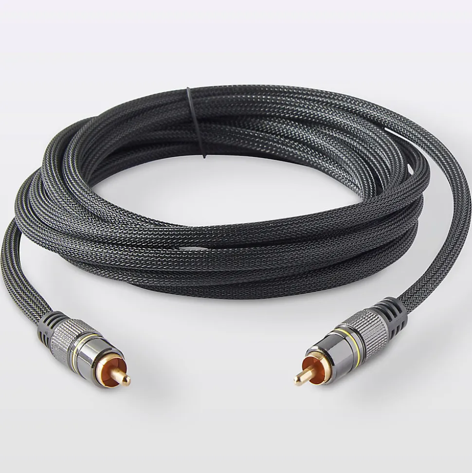 Cordon audio RCA Mâle / Mâle Blyss Or, 3 m