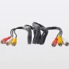 Cordon audio 3RCA Mâle / Mâle noir Blyss, 1.5 m