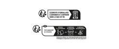 Cordon d'alimentation pour appareil chauffant Diall 2m