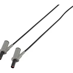 Cordon de mesure de sécurité 4 mm banane mâle - 1000 V, 10 A, accessoire de mesure électricien, garantie 3 ans.