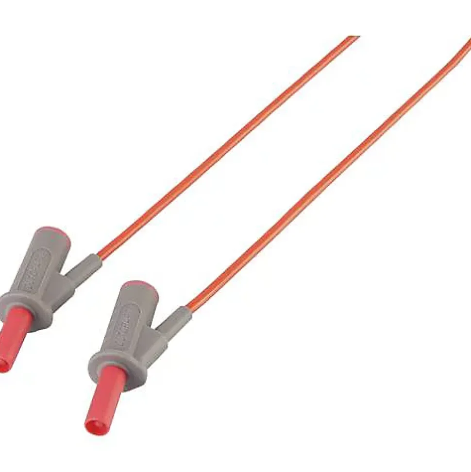 Cordon de mesure de sécurité 4 mm banane mâle - 1000 V, 10 A, accessoire de mesure électricien, garantie 3 ans.