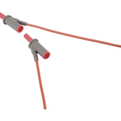 Cordon de mesure de sécurité 4 mm banane mâle - 1000 V, 10 A, accessoire de mesure électricien, garantie 3 ans.
