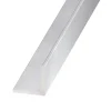 Cornière aluminium anodisé argent 20 x 20 mm, 1 m