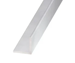 Cornière aluminium anodisé argent 20 x 20 mm, 1 m