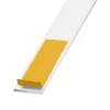 Cornière aluminium blanc auto-adhésive 20 x 20 mm, 1.30 m