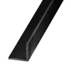 Cornière aluminium brossé noir 20 x 20 mm, 2,5 m