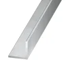 Cornière aluminium brut 60 x 60 mm Ep. 2 mm, 2,5 m