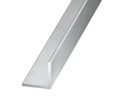 Cornière aluminium brut 20 x 20 mm, 2,50 m