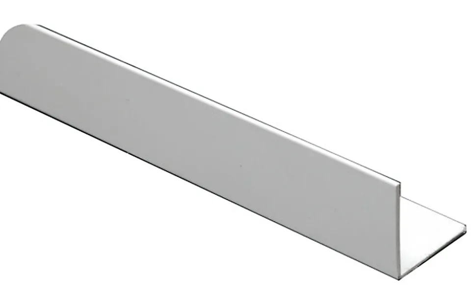 Cornière égale PVC blanc 7 x 7 mm, 1 m