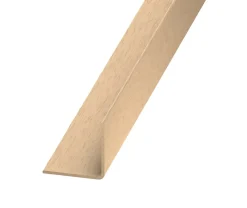Cornière égale PVC hêtre 20 x 20 mm, 2 m