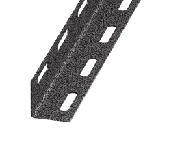 Cornière perforée acier laqué 38 x 38 mm, 2 m