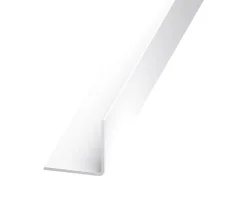 Cornière PVC blanc 20 x 20 mm, 2,5 m