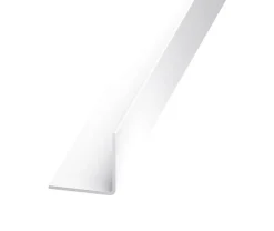 Cornière PVC blanc 25 x 25 mm, 2,5 m