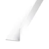 Cornière PVC blanc 10 x 10 mm, 2,5 m