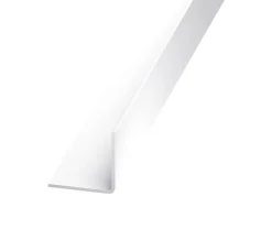 Cornière PVC blanc 10 x 10 mm, 2,5 m