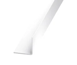 Cornière PVC blanc 10 x 10 mm, 1 m Polychlorure de vinyle (PVC)