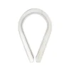 Cosse-coeur inox pour câble Ø. 4 mm vendue par 2