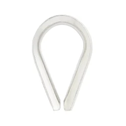 Cosse-coeur inox pour câble Ø. 4 mm vendue par 2