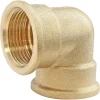 Coude laiton double Femelle 20/27 (3/4"), lot de 2