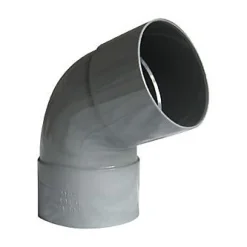 Coude pvc femelle femelle 67° ø100 mm Fitt