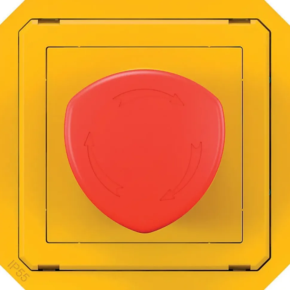 Coup de poing d'urgence - Plexo - LEGRAND - 1/4 tour