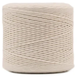 Creative Deco 3mm x 300m Corde Macramé Fil de Coton Beige - +/- 0,5 mm Épaisseur - Ficelle de 12 Plis - Cordelette Naturel