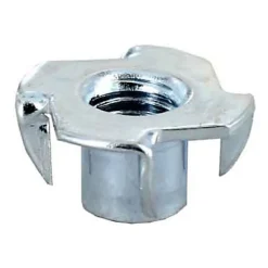4 écrous à frapper Acier M8 ø22 mm x H. 11 mm