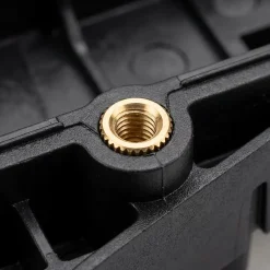 4 écrous inserts Laiton M4 ø5 mm x L. 9 mm