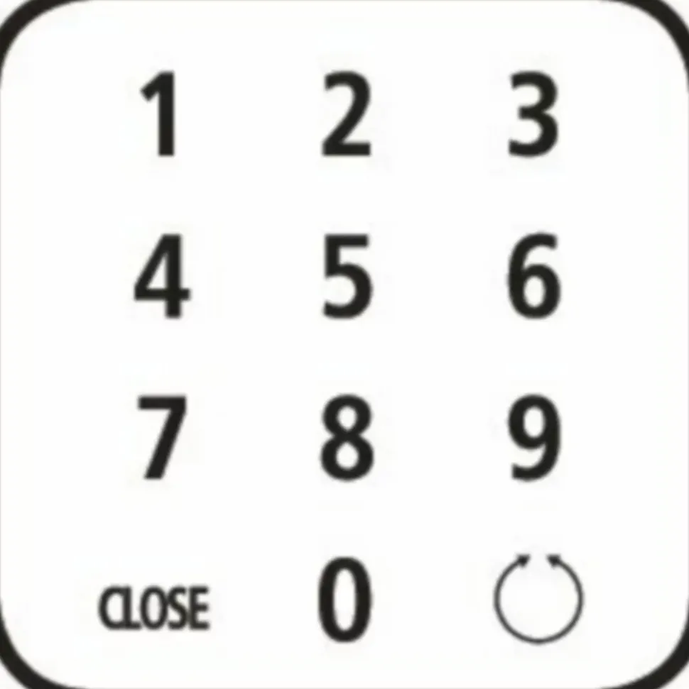 Cylindre électronique Burg Wächer secuEntry Easy 7601 PIN et clavier