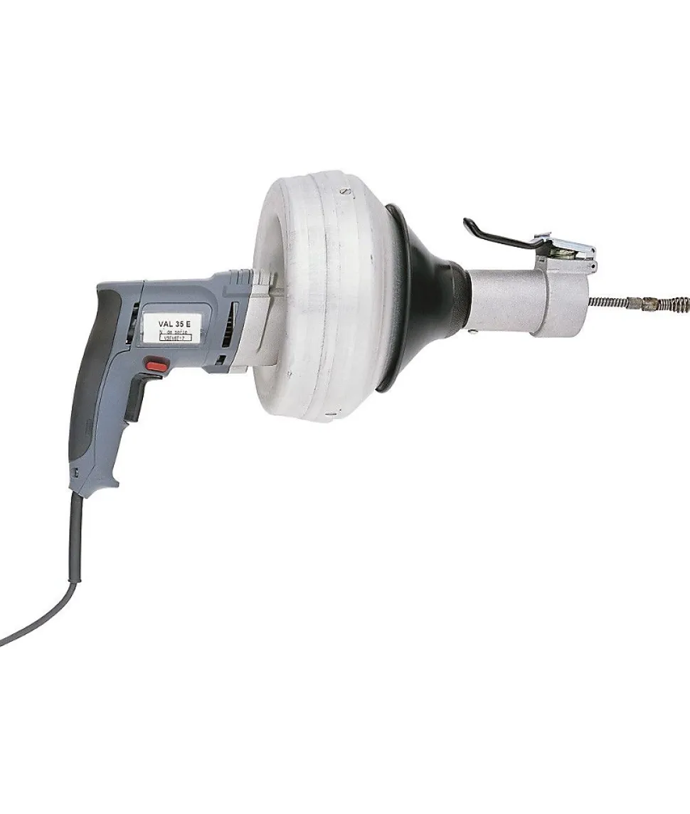 Déboucheur électrique tambour VAL 35E Virax 291001 - câble automatique, 0-400 tr/min