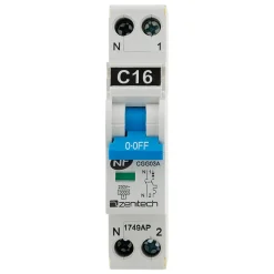 Disjoncteur 16A PH/N - NF - Zenitech