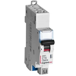 Disjoncteur auto / auto DNX3 4500 - départ - 4,5 kA - courbe C - 16 A - Legrand