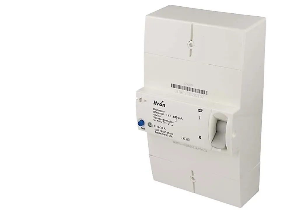 Disjoncteur EDF triphasé sélectif 10/30A Itron Actaris
