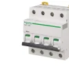 Disjoncteur modulaire tétrapolaire Schneider ic60n 16A courbe C