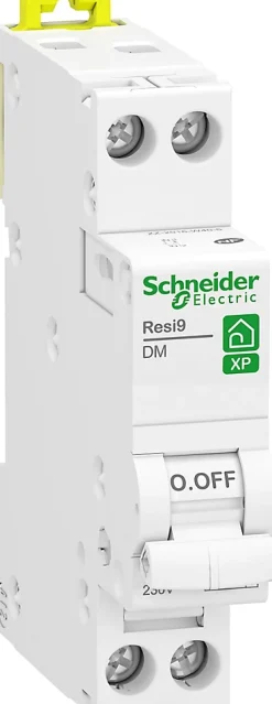 Disjoncteur peignable courbe C phase + neutre 16A Schneider Electric Resi9 XP
