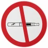 Disque de signalisation Cigarette électronique, polystyrène rigide adhésif, diamètre 180mm - THIRARD