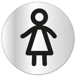 Disque de signalisation "Dames" Ø8 Chapuis