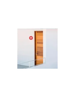 Disque de signalisation Propriété privée, polystyrène rigide adhésif, diamètre 180mm - THIRARD