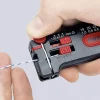 Dénudeur de fils Knipex 12 80 040 - Mini modèle 100mm pour câbles en cuivre