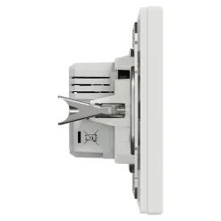 Double chargeur usb A + C complet Schneider Electric Asfora blanc
