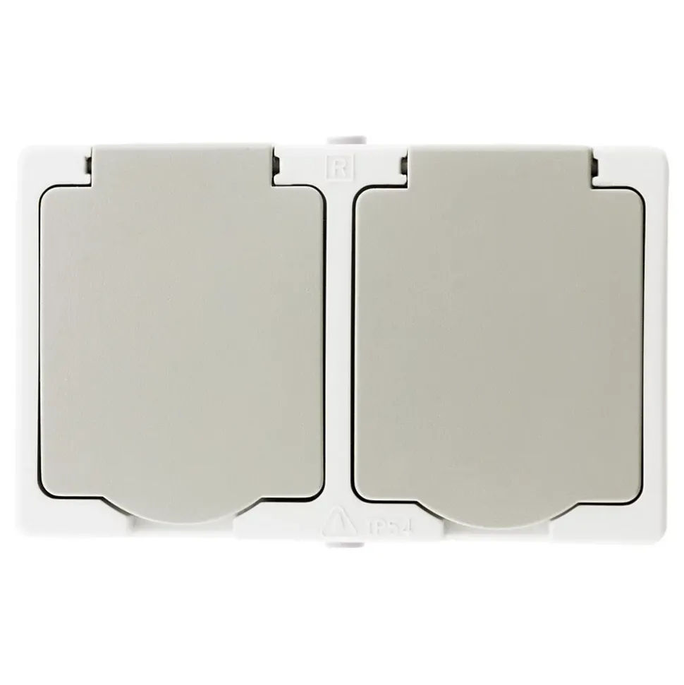 5 doubles prises 2P+T raccordement rapide Zenitech