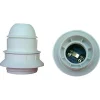 Douille culot E27 Diall thermoplastique simple bague blanc