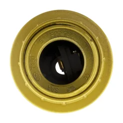 Douille E27 + bague - Doré - Zenitech