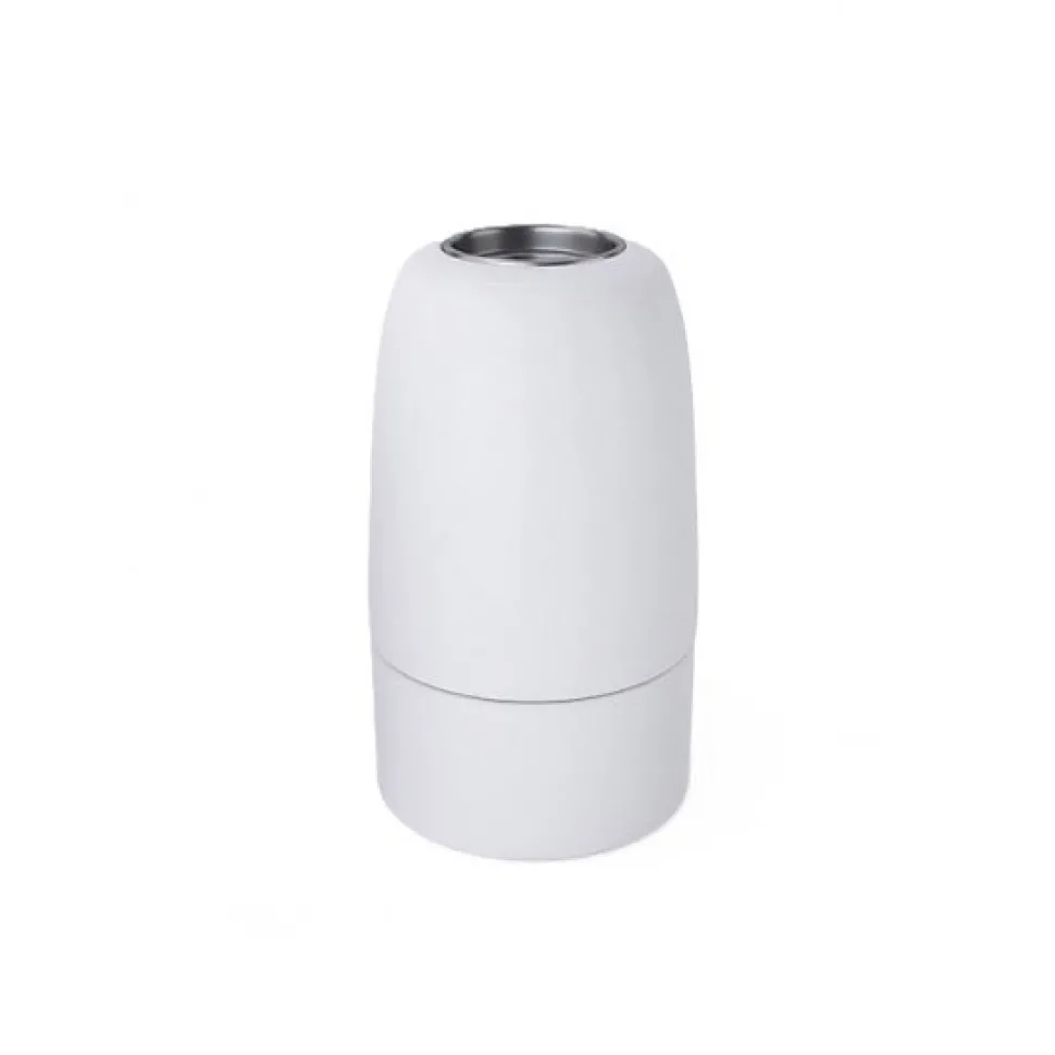 Douille E14 en Porcelaine Blanche Vintage Élégance Rétro pour Illuminer Votre Intérieur