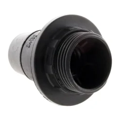 Douille E14 simple bague - Noir - Zenitech