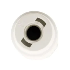 Douille lisse sans bague E14 - Blanc - Zenitech