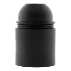 Douille lisse sans bague E27 - Noir - Zenitech